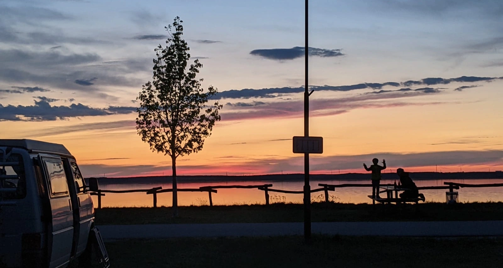 Bärwalder See Sonnenuntergang