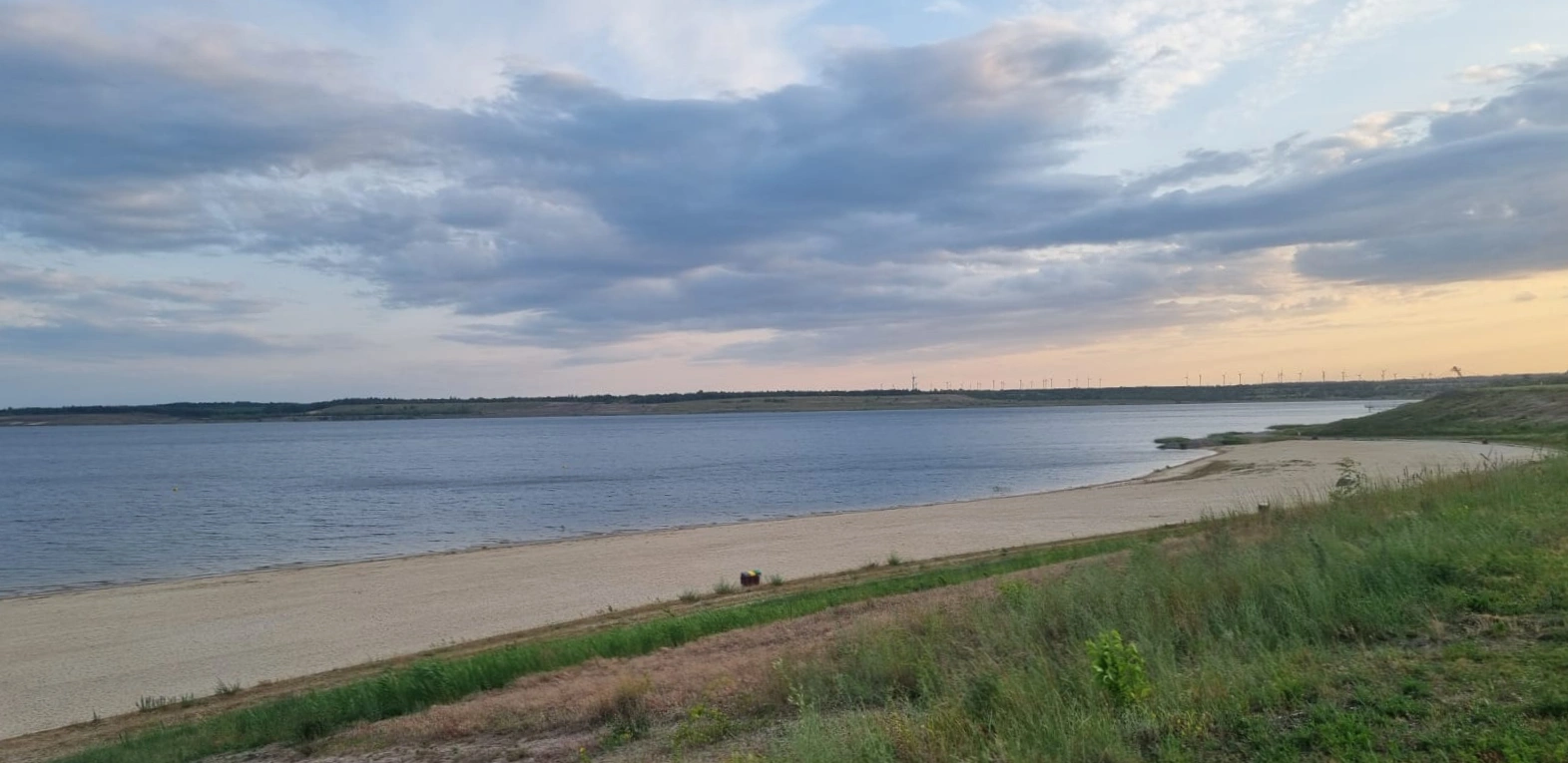 Windsurfer am Großräschener See